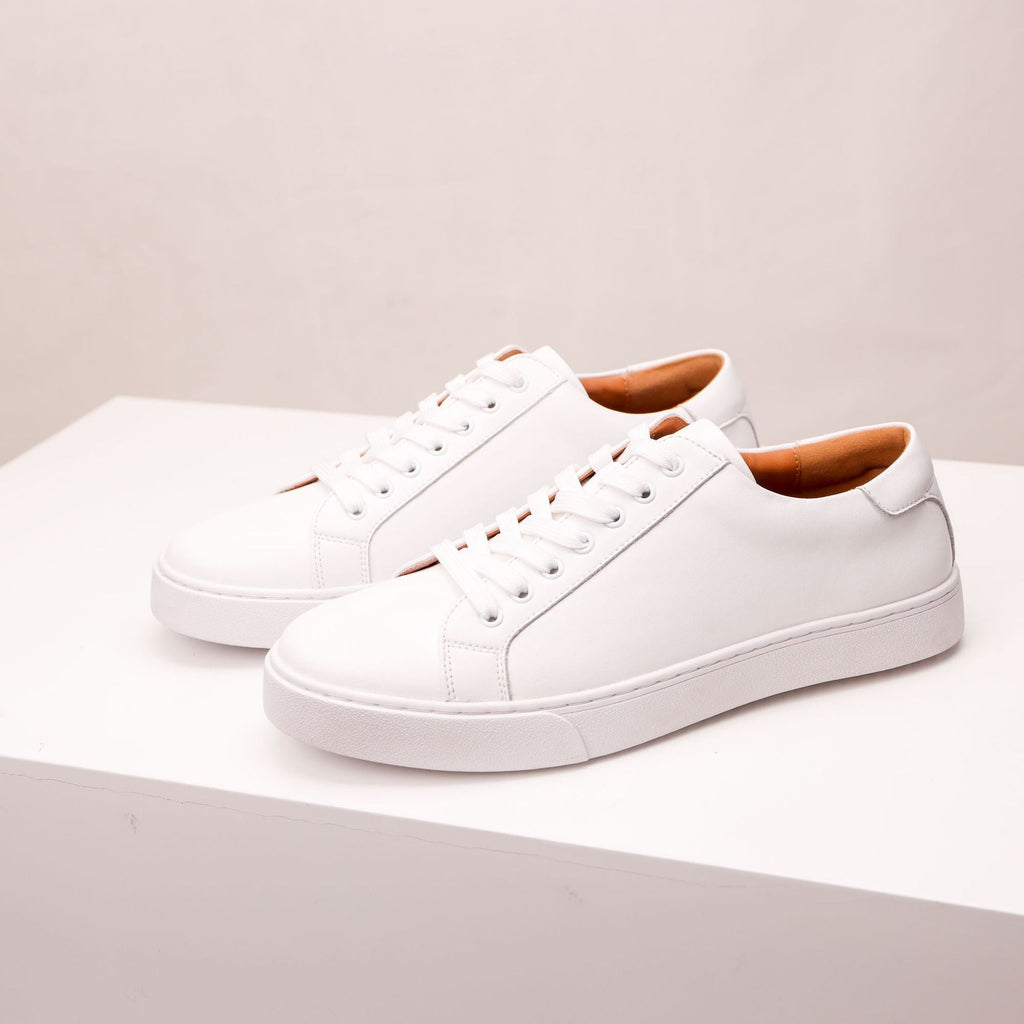 Baskets à lacets pour homme - Blanc