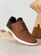 Baskets homme à empiècements - image 3