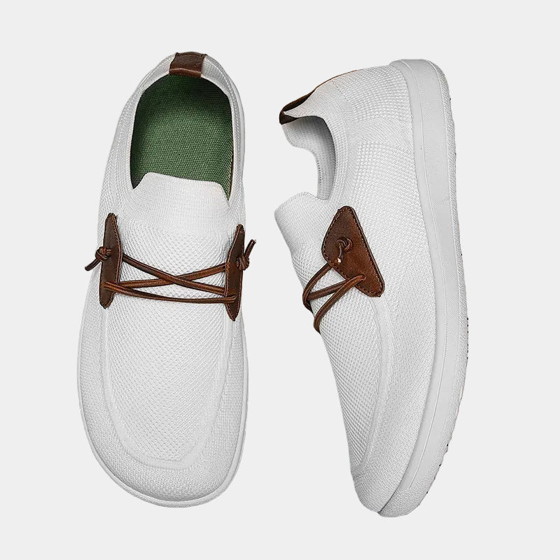 Baskets homme à enfiler - Blanc pur