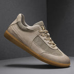 Baskets homme à lacets basses - Beige