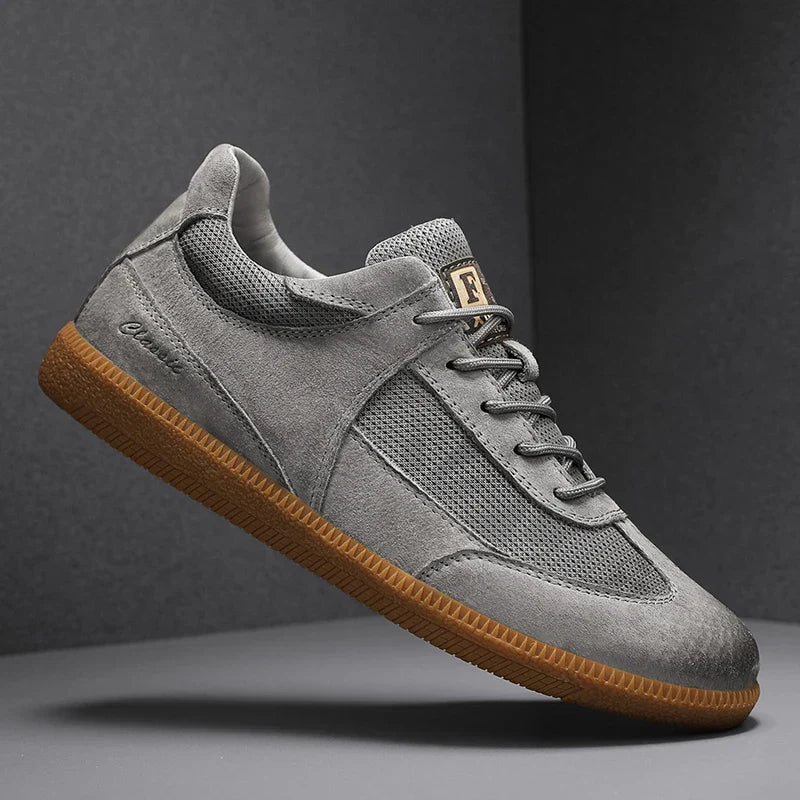 Baskets homme à lacets basses - Gris
