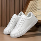 Baskets homme à lacets blanches - Blanc
