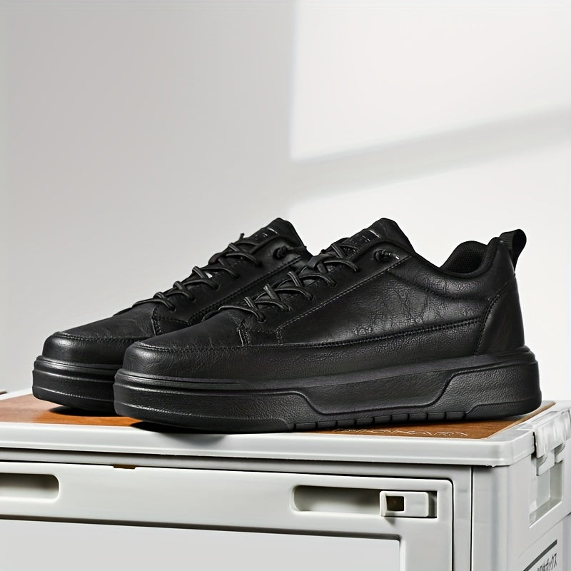 Baskets homme à lacets bout fermé - Noir