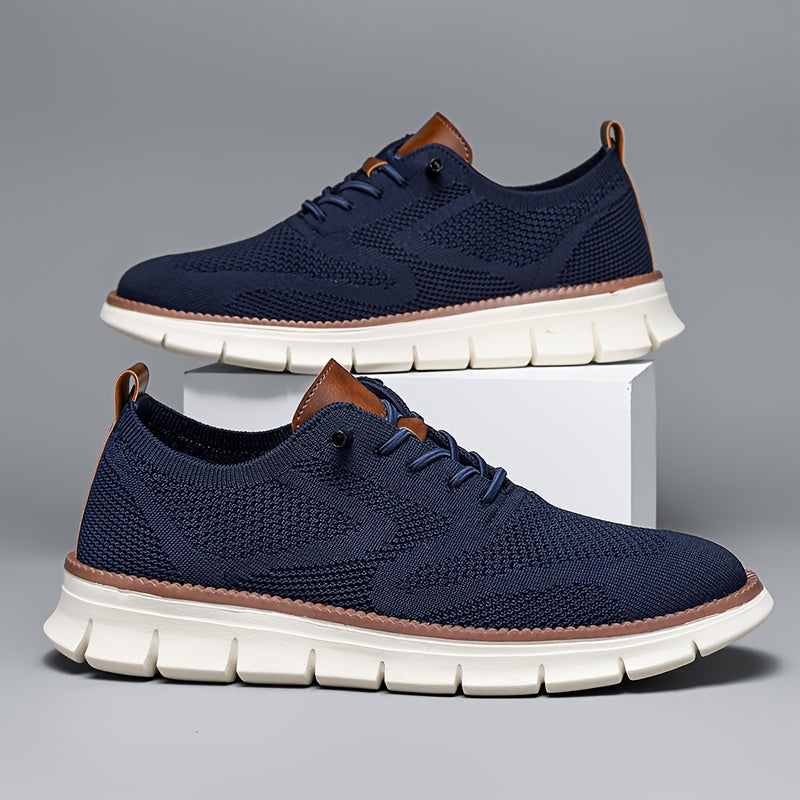 Baskets homme à lacets en maille - image 7