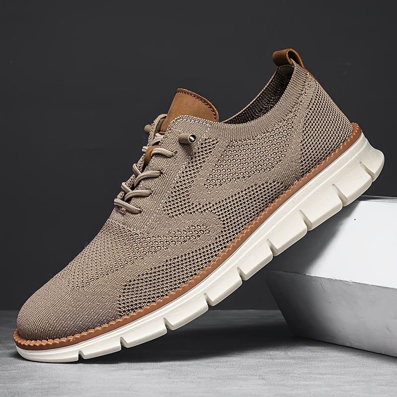 Baskets homme à lacets en maille - image 8