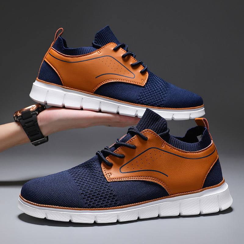 Baskets homme lacets - Bleu
