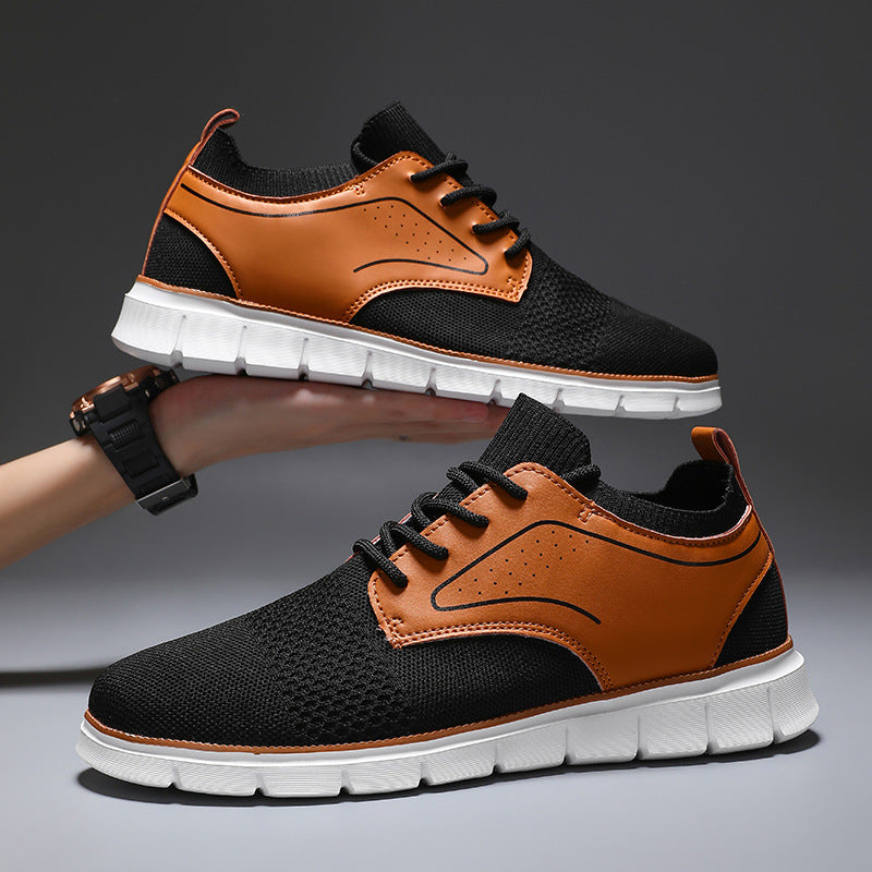 Baskets homme lacets - Noir