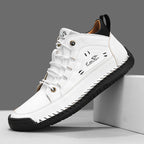 Baskets homme montantes surpiquées - image 8