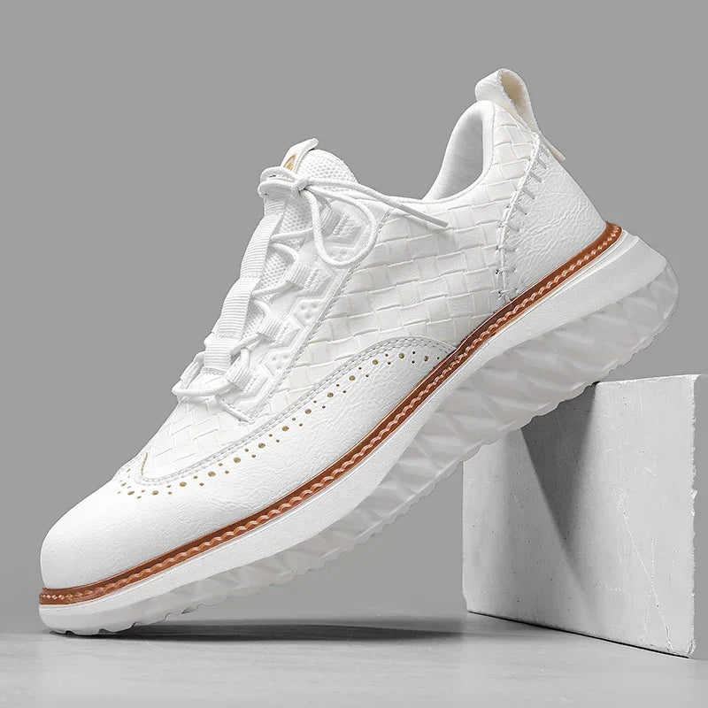 Baskets homme perforées - Blanc