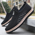 Baskets homme sans lacets semelle épaisse - Noir
