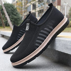 Baskets homme sans lacets semelle épaisse - Noir