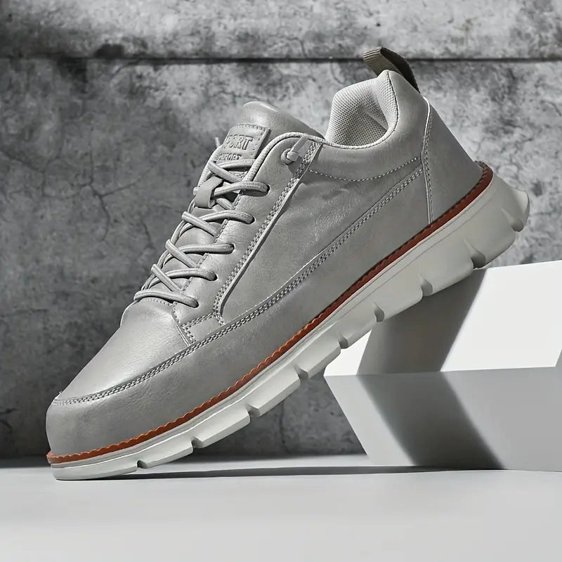 Baskets homme semelle crantée - Gris