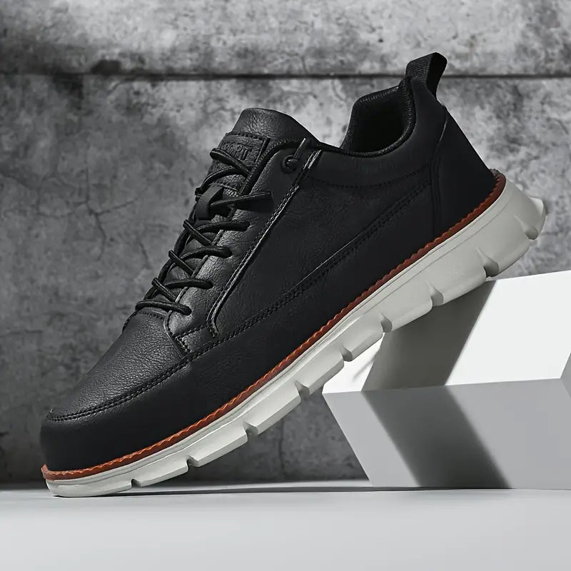 Baskets homme semelle crantée - Noir