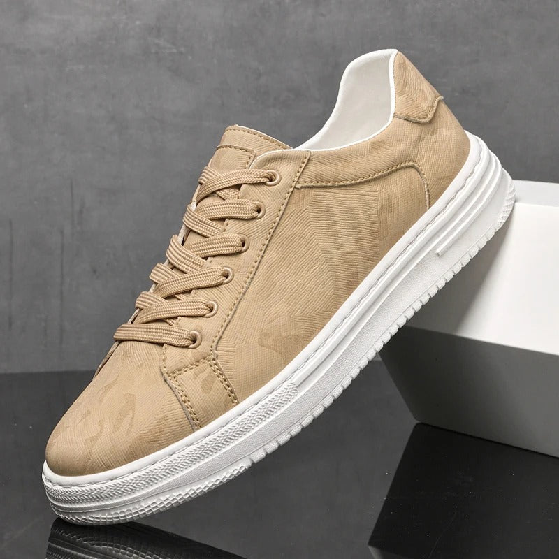Baskets homme tige basse - Beige