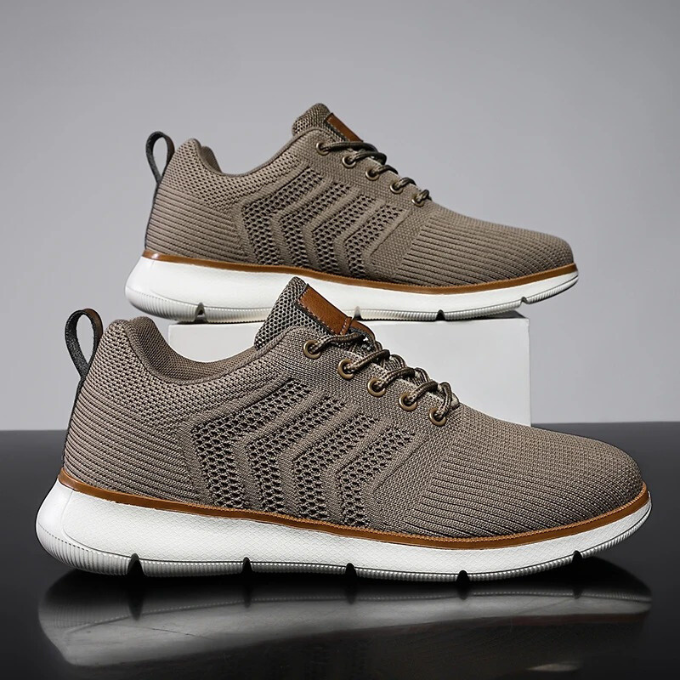 Baskets homme tricotées - Beige