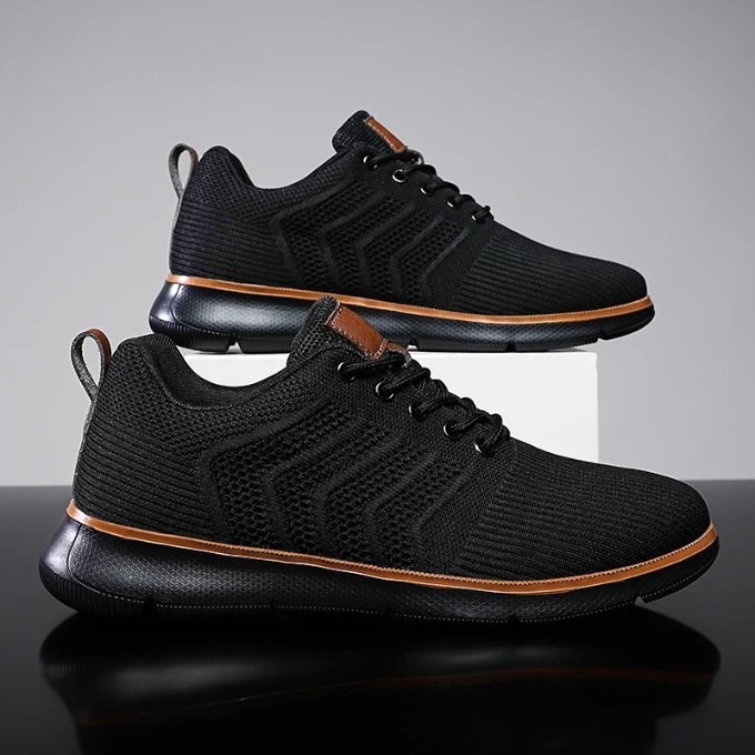 Baskets homme tricotées - Noir