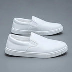 Baskets sans lacets pour homme - Blanc