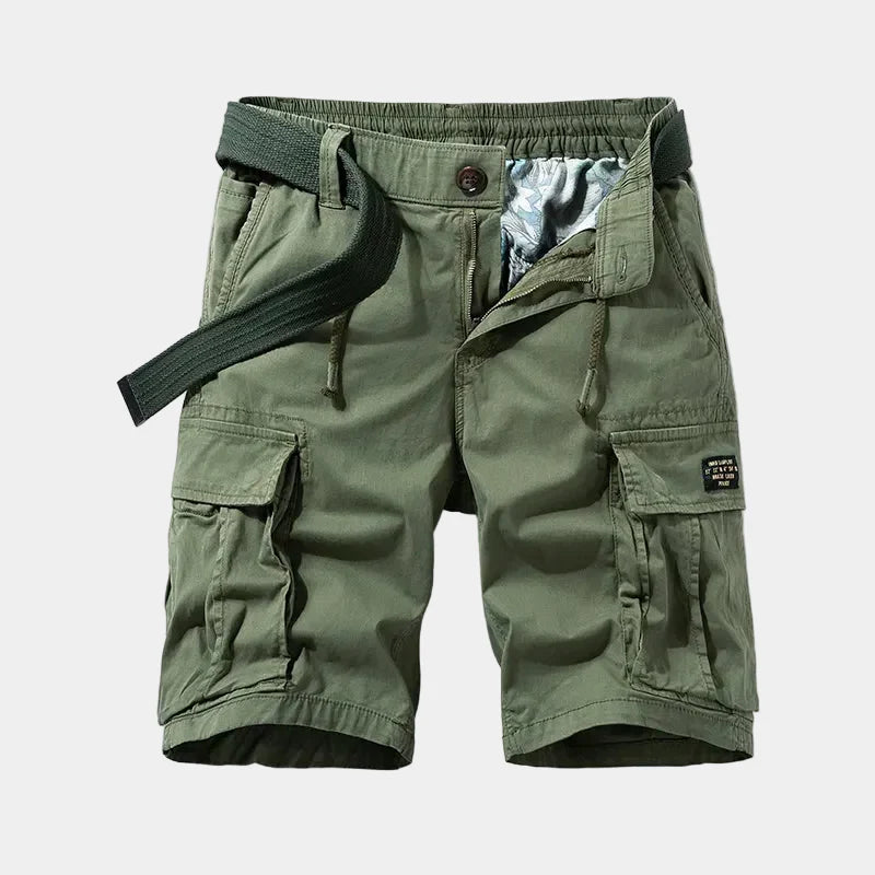 Bermuda cargo homme - Vert militaire