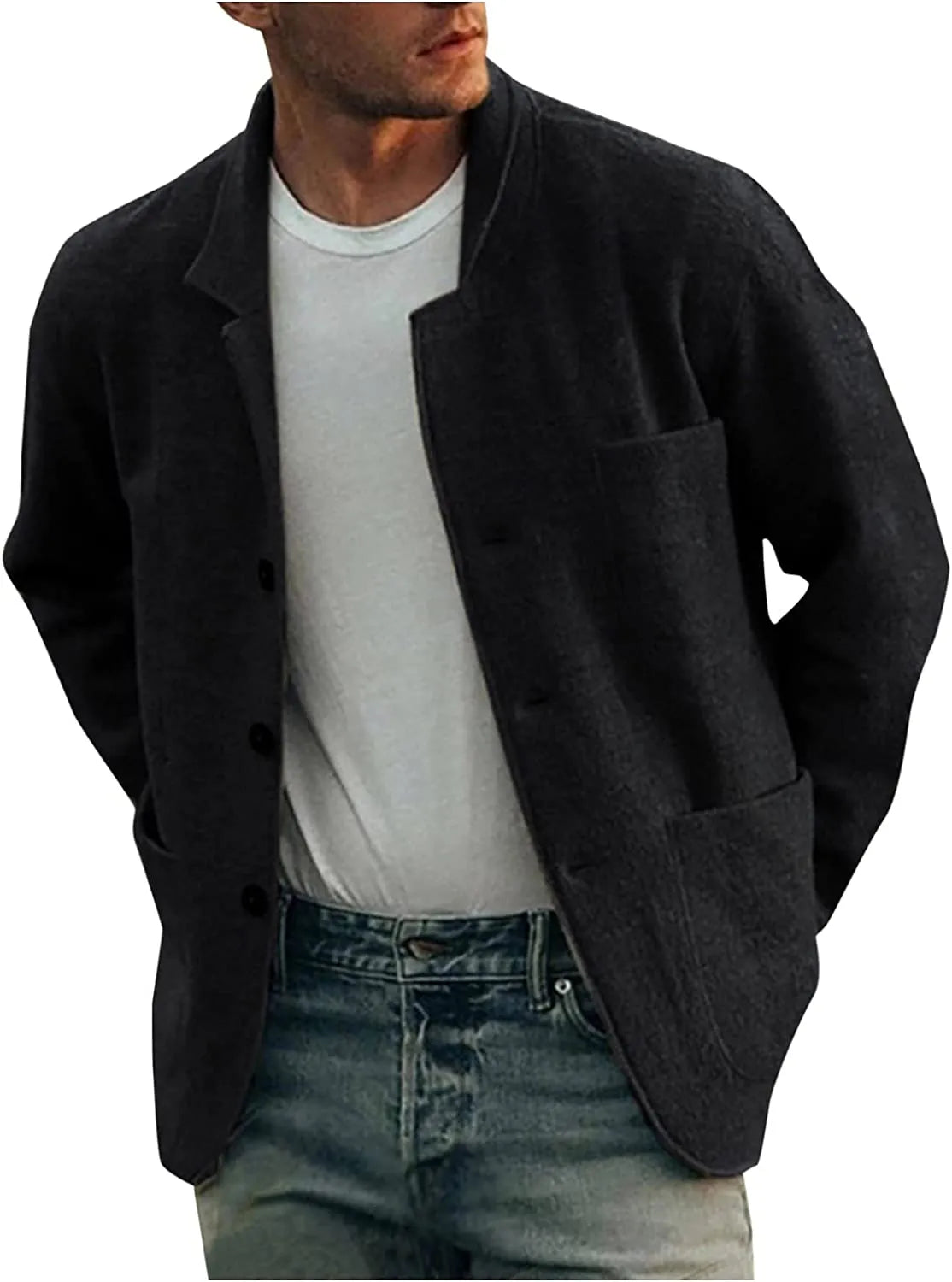 Blazer Élégant pour Homme avec Poches - image 1