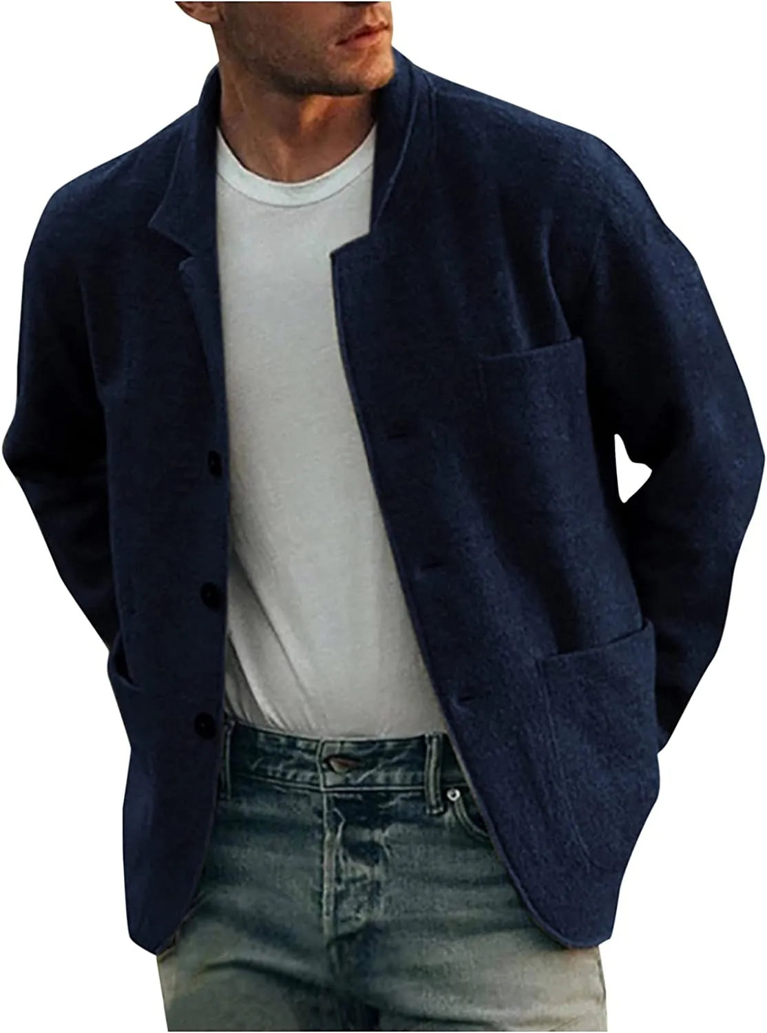 Blazer Élégant pour Homme avec Poches - image 4