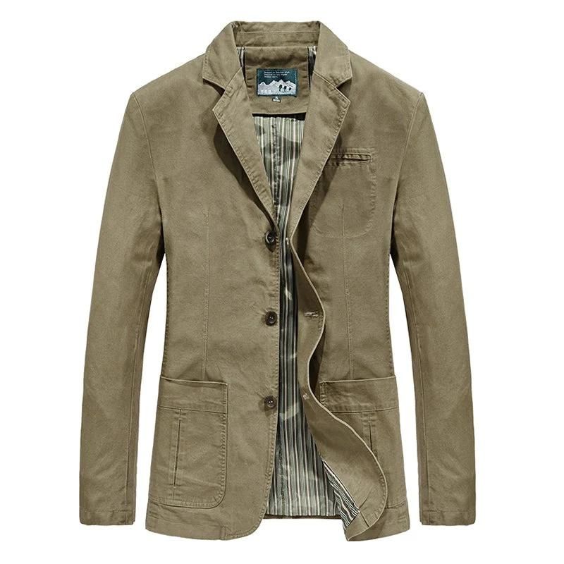 Blazer Léger Décontracté - Kaki