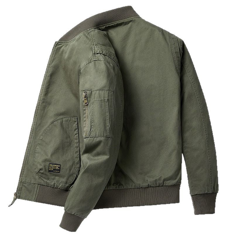 Blouson Bombardier Décontracté Premium pour Homme – Coupe Ample avec Col Montant - image 5