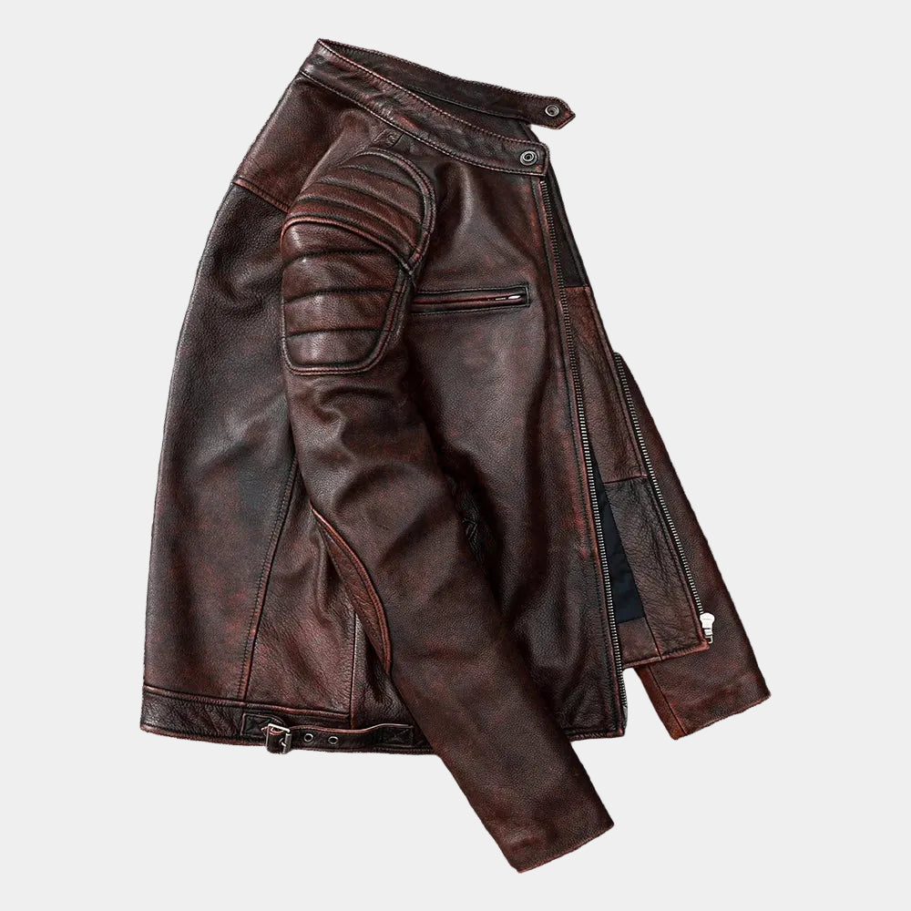 Blouson homme col montant zippé - image 4