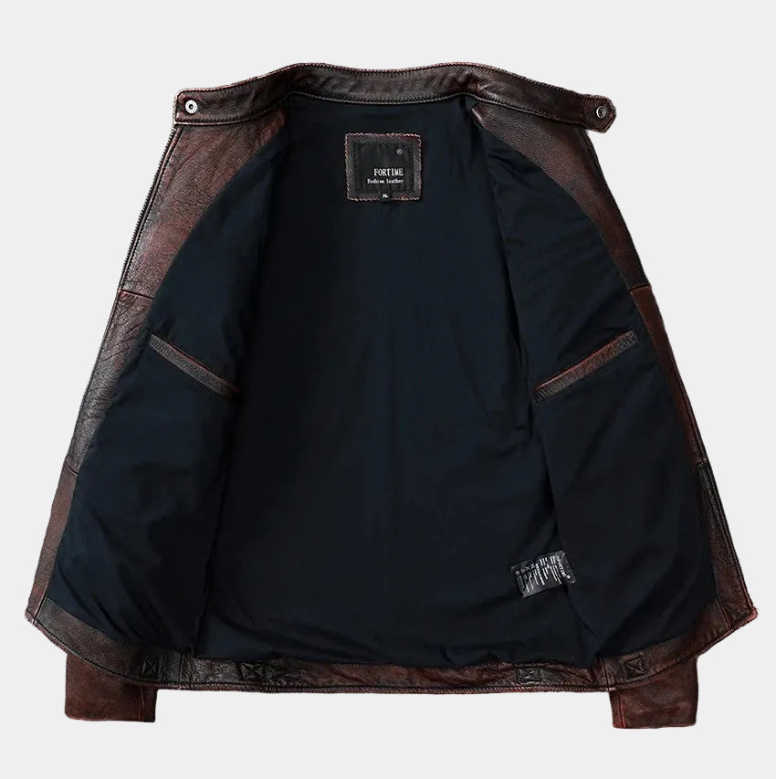 Blouson homme col montant zippé - image 5