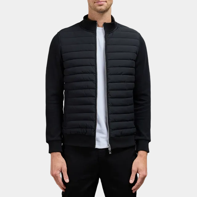 Blouson homme matelassé - Noir