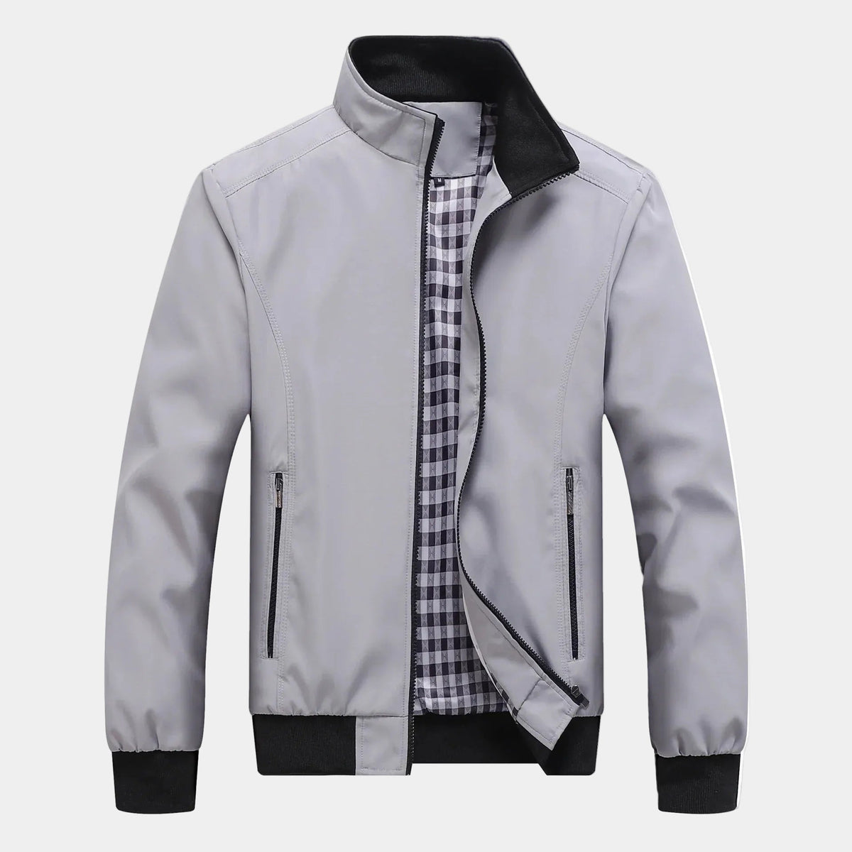 Blouson homme zippé - Gris