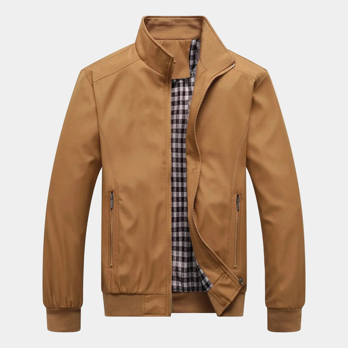 Blouson homme zippé - Kaki