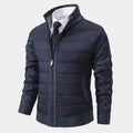 Blouson homme zippé matelassé - Bleu