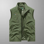 Bodywarmer homme zippe a col montant - Pratique et polyvalent - image 11