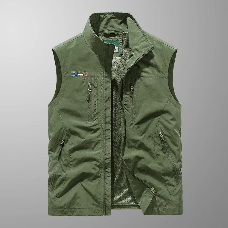 Bodywarmer homme zippe a col montant - Pratique et polyvalent - image 11