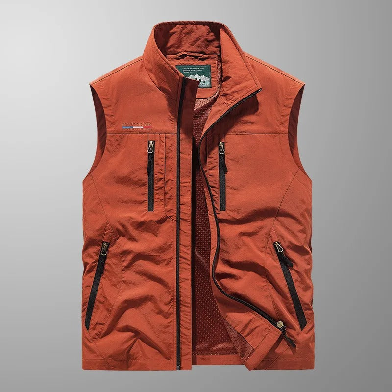 Bodywarmer homme zippe a col montant - Pratique et polyvalent - image 12