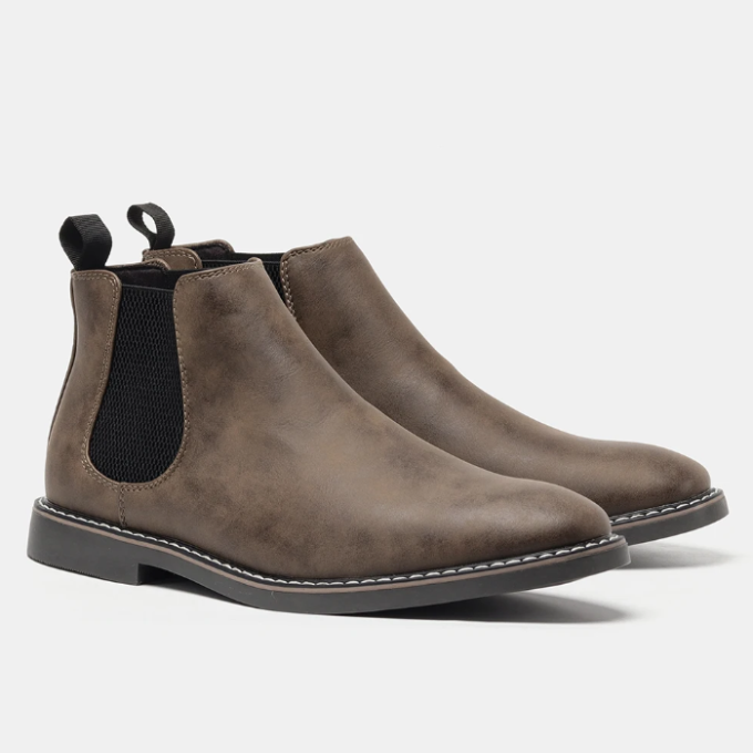 Bottes Chelsea homme lisses - image 2