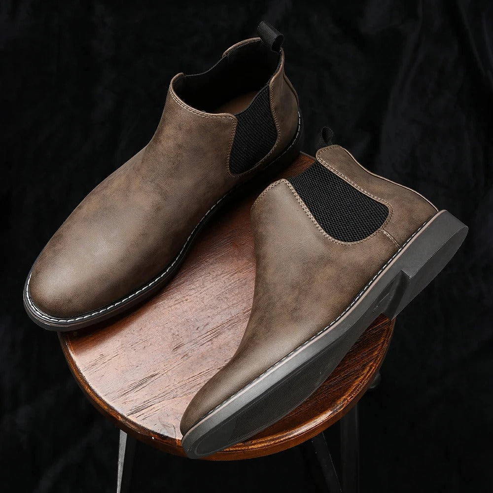 Bottes Chelsea homme lisses - image 6