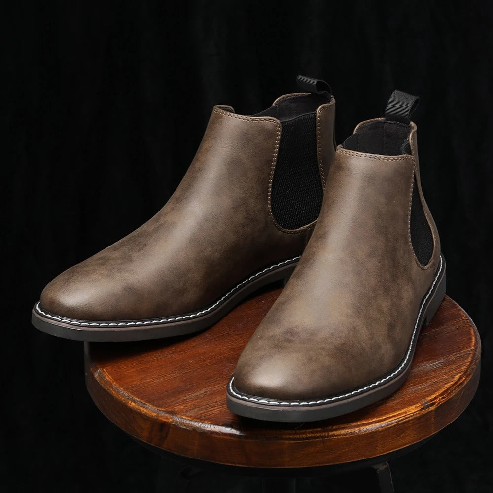 Bottes Chelsea homme lisses - image 7