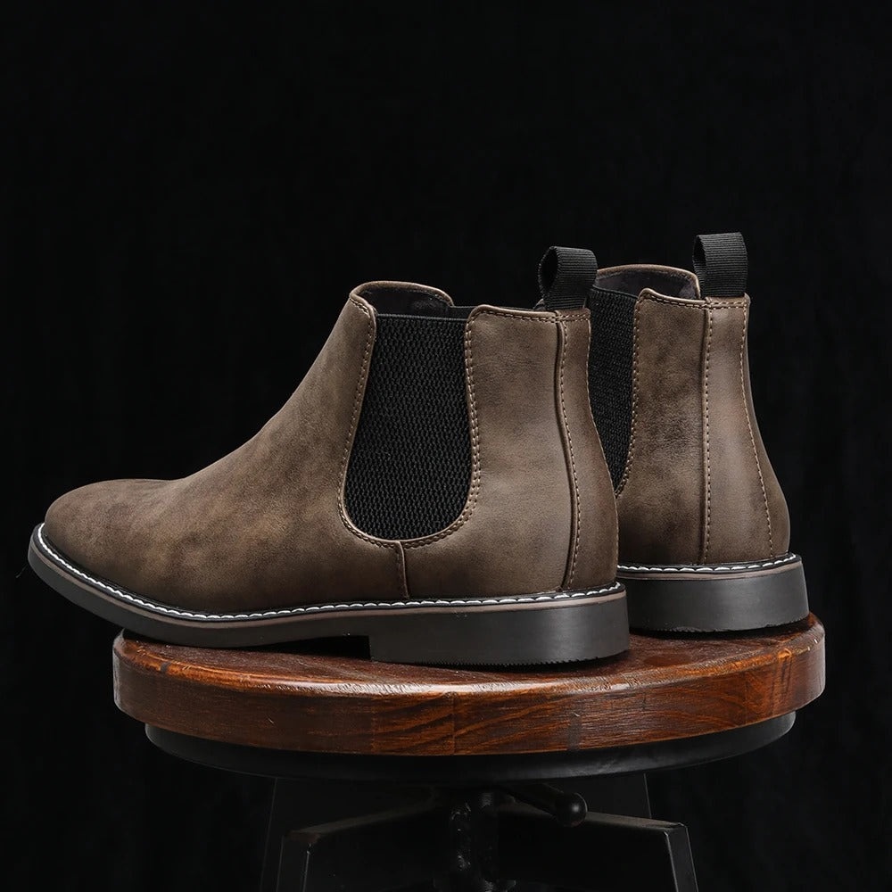 Bottes Chelsea homme lisses - image 8