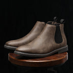 Bottes Chelsea homme lisses - Gris
