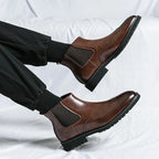 Bottes Chelsea homme perforées - image 5