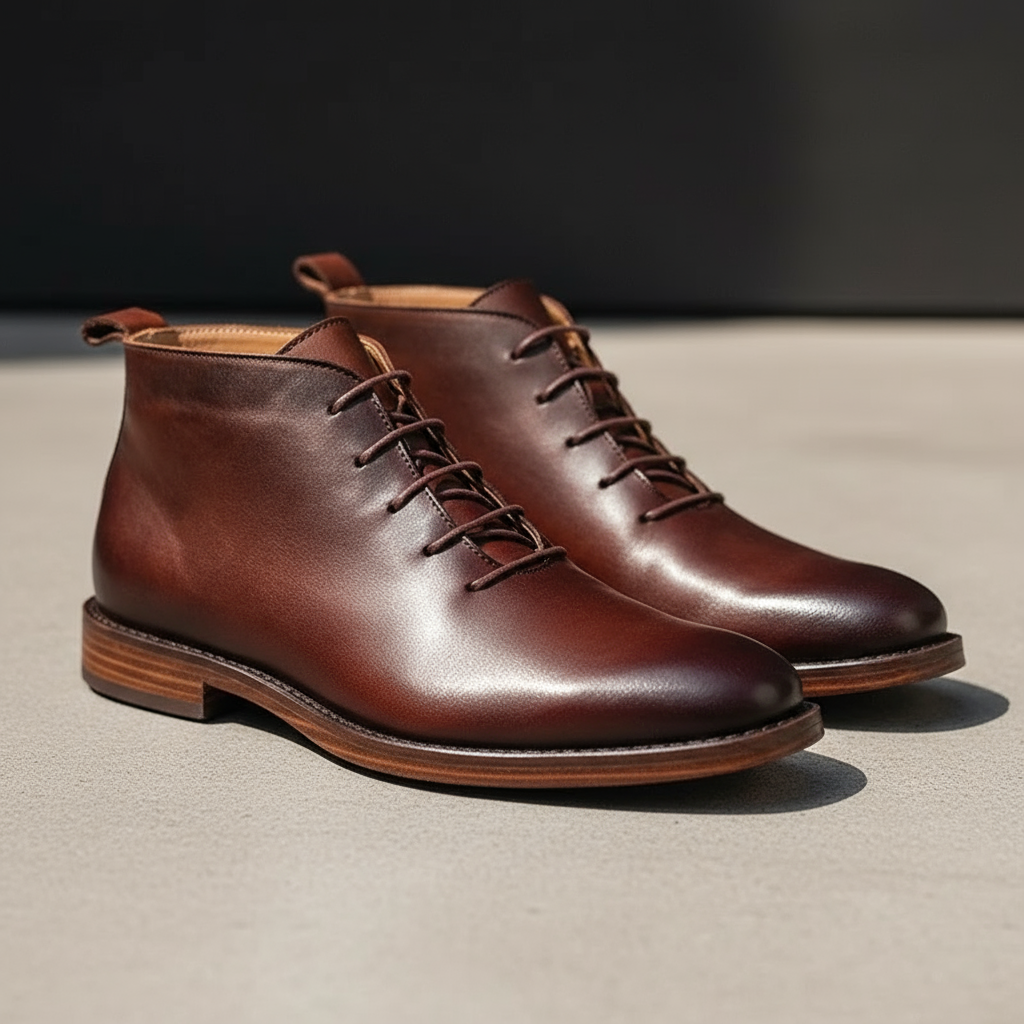 Bottes homme à lacets - image 3