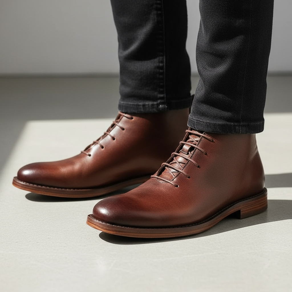 Bottes homme à lacets - image 4