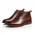Bottes homme à lacets - Marron
