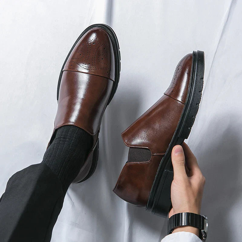 Bottes homme à semelle crantée - image 3