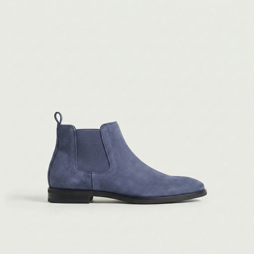 Bottines Chelsea homme classiques - Bleu