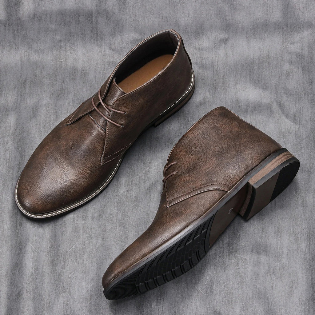 Bottines homme à lacets - image 2