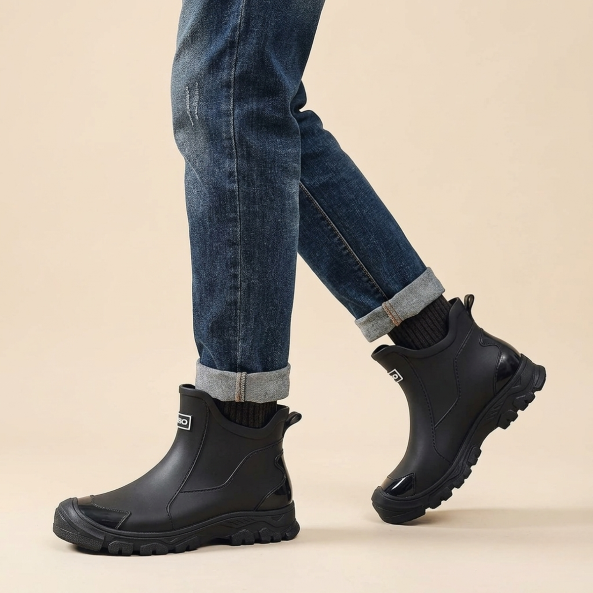 Bottines homme semelle crantée - image 4