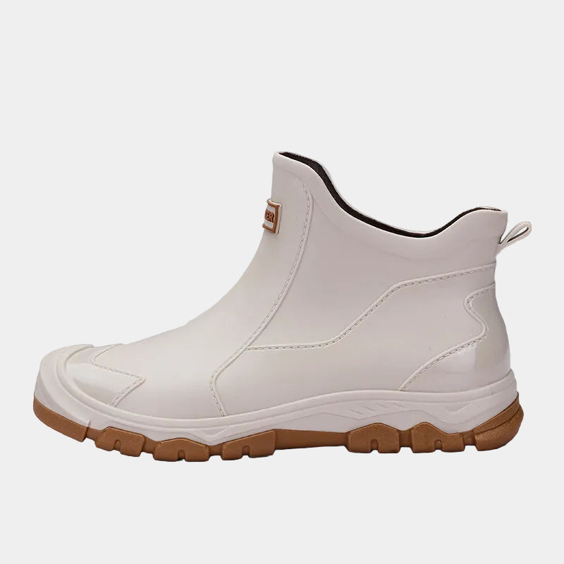 Bottines homme semelle crantée - Beige