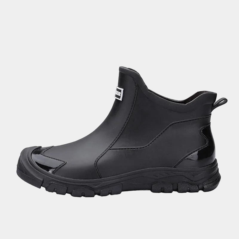 Bottines homme semelle crantée - Noir